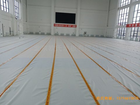 青岛黄岛区滨海街道中心小学运动木地板